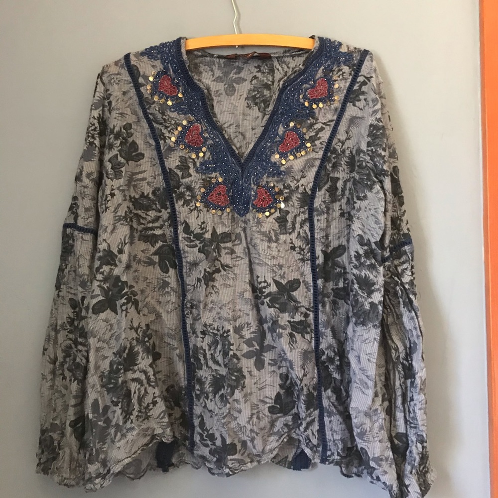 Anthropologie Ranna Gill Tunic Top